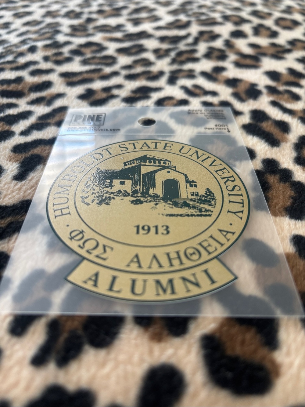 HUMBOLDT STATE UNIVERSITY 🌲 Alumni Gold Sticker Decal College California NorCal - Picture 6 of 9